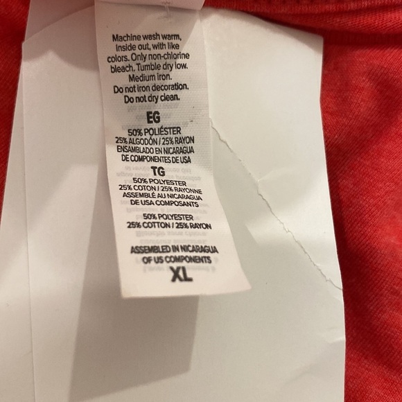 Image One Maryland TERRAPINS 18 M 56 T-Shirt in Red. XL - Picture 8 of 12